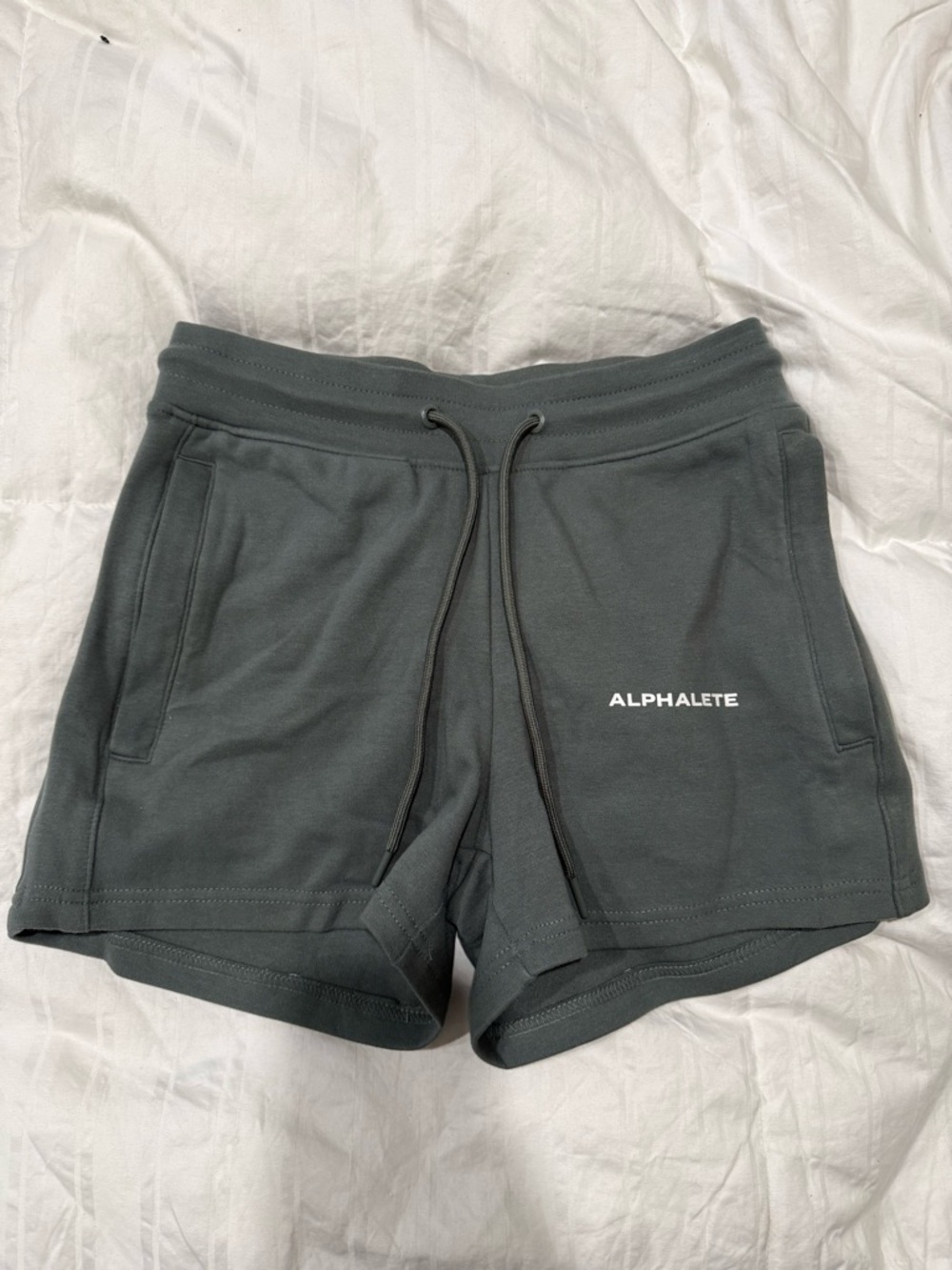Alphalete Women's Charcoal Drawstring Athletic Shorts